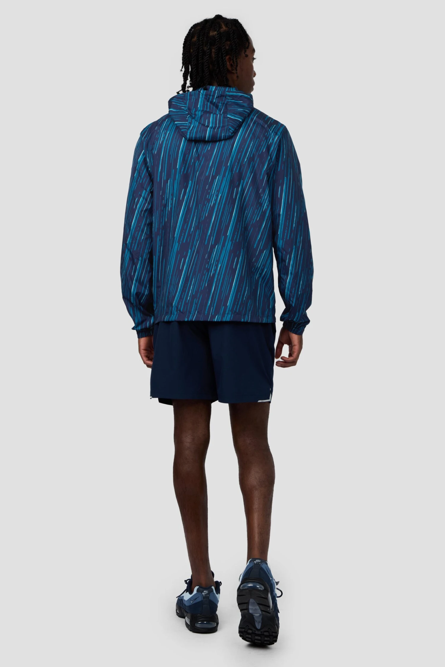 Vigour Print Windbreaker - Midnight Blue/Atlantic 6 Vigour Print Windbreaker - Midnight Blue/Atlantic - Image 4