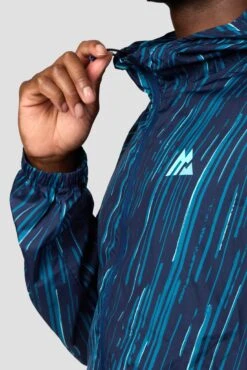Vigour Print Windbreaker - Midnight Blue/Atlantic 15 Vigour Print Windbreaker - Midnight Blue/Atlantic -Montirex VIGOUR BLUE 7