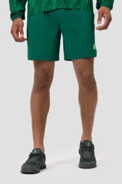 Vigour Print Short - Sherwood/Neon Green -Montirex VIGOUR SHORT GREEN 3