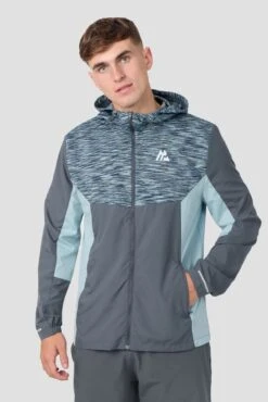 Trail Windbreaker - Grey/Blue/Navy