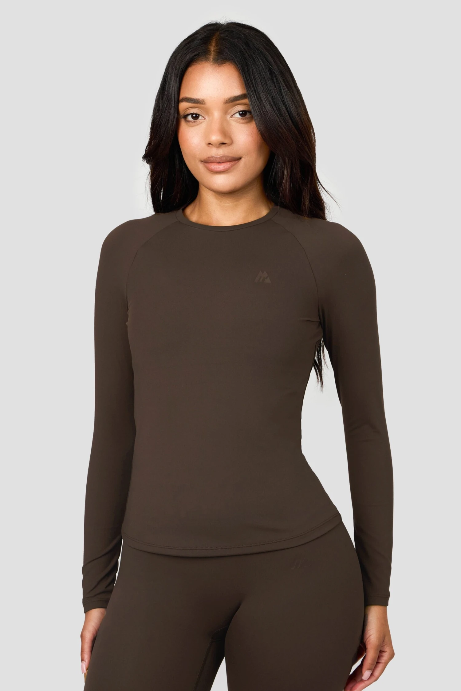 Form Long Sleeve T-Shirt - Cocoa 3 Form Long Sleeve T-Shirt - Cocoa