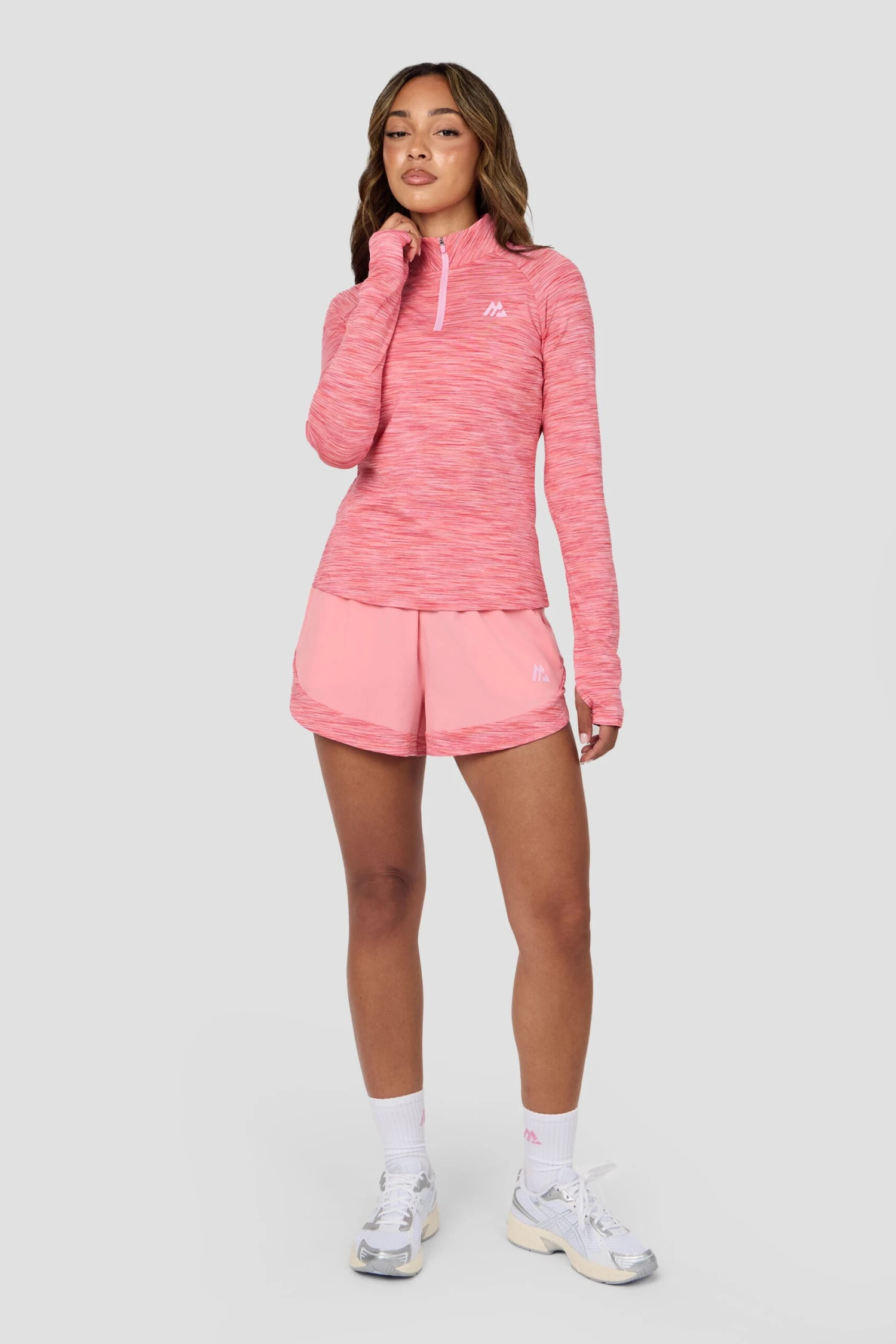 Women's Trail 1/4 Zip - Pink/Orange Multi 4 Women's Trail 1/4 Zip - Pink/Orange Multi - Image 2