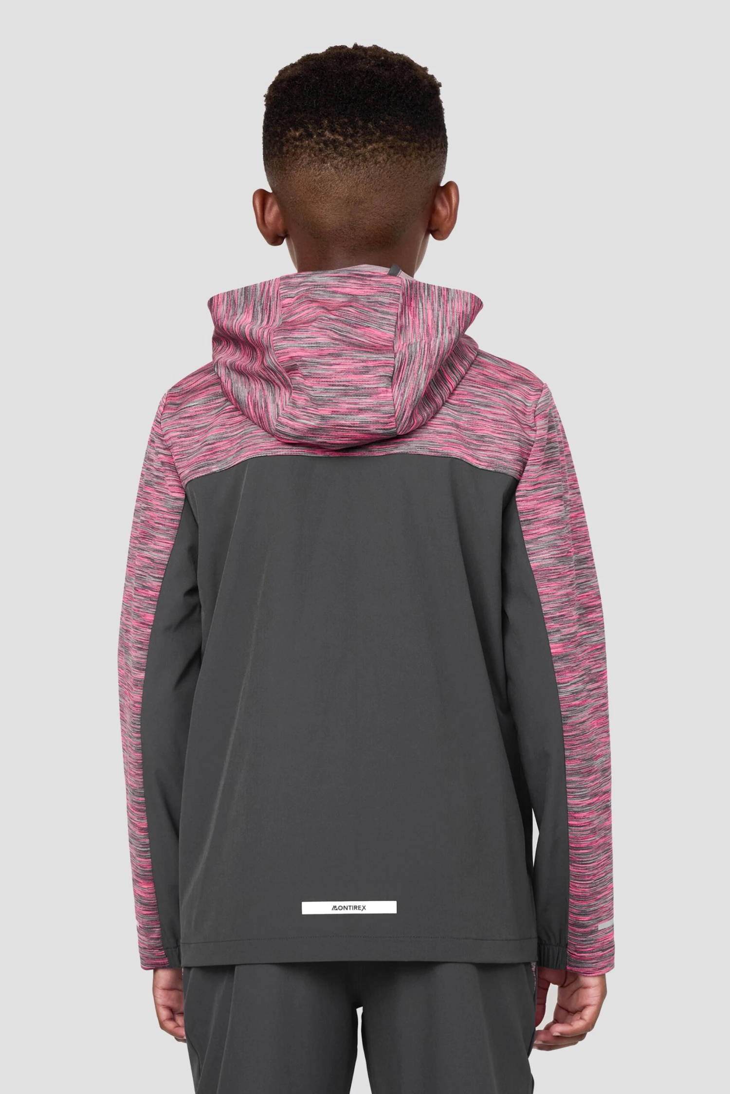 Boys Trail Windbreaker - Grey/Pink Multi 4 Boys Trail Windbreaker - Grey/Pink Multi - Image 2