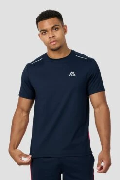 Strike T-Shirt - Midnight Blue/Shocking Pink