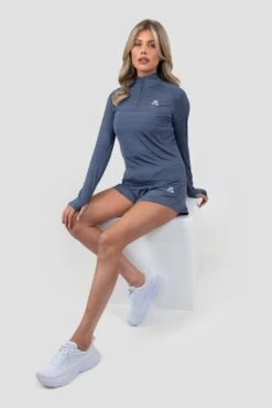 Breathe 1/4 Zip - Greyed Indigo -Montirex gaXtTJKIqkIYQKW3YR wdjAHmVjxXU9YySevzyxBPF4