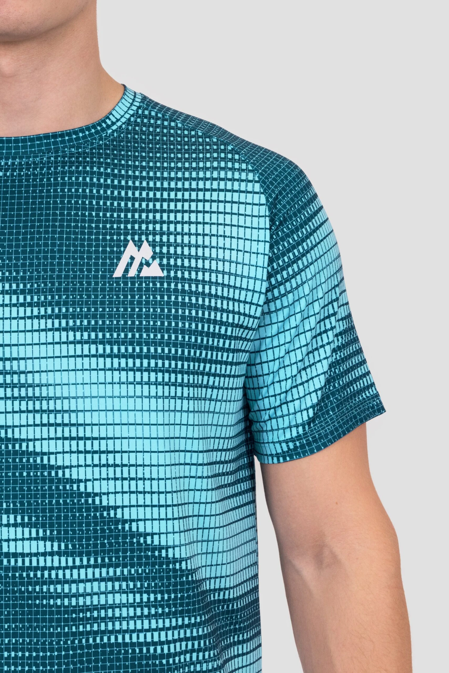 Peak Print T-Shirt - Abyssal/Neon Sky 7 Peak Print T-Shirt - Abyssal/Neon Sky - Image 5