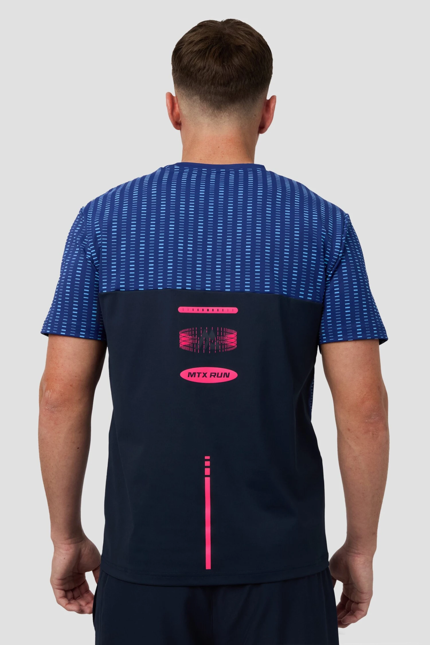 MTX Run Tempo T-Shirt - Marine Blue/Midnight Blue 4 MTX Run Tempo T-Shirt - Marine Blue/Midnight Blue - Image 2