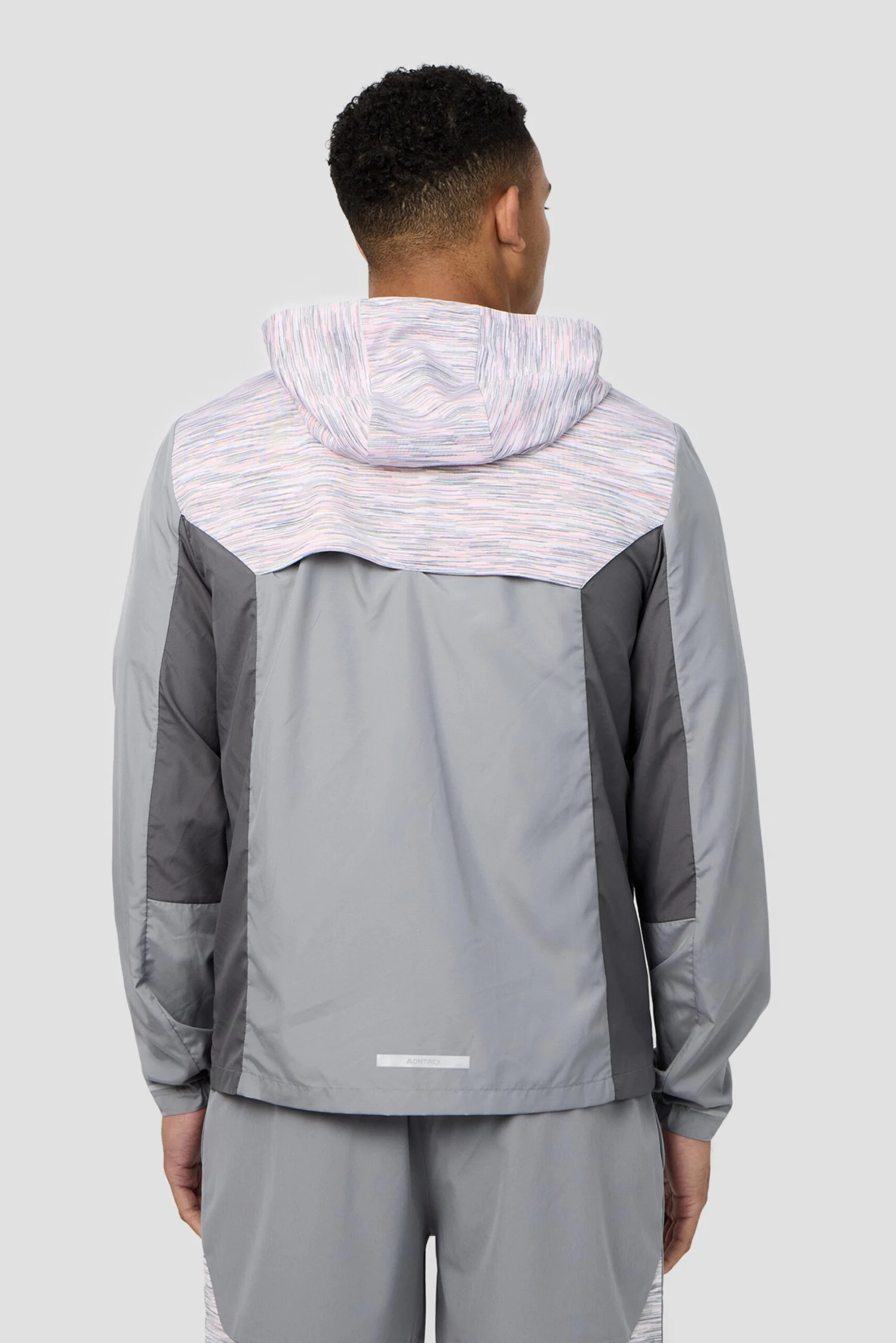 Trail Windbreaker - Grey/Pink/White 4 Trail Windbreaker - Grey/Pink/White - Image 2