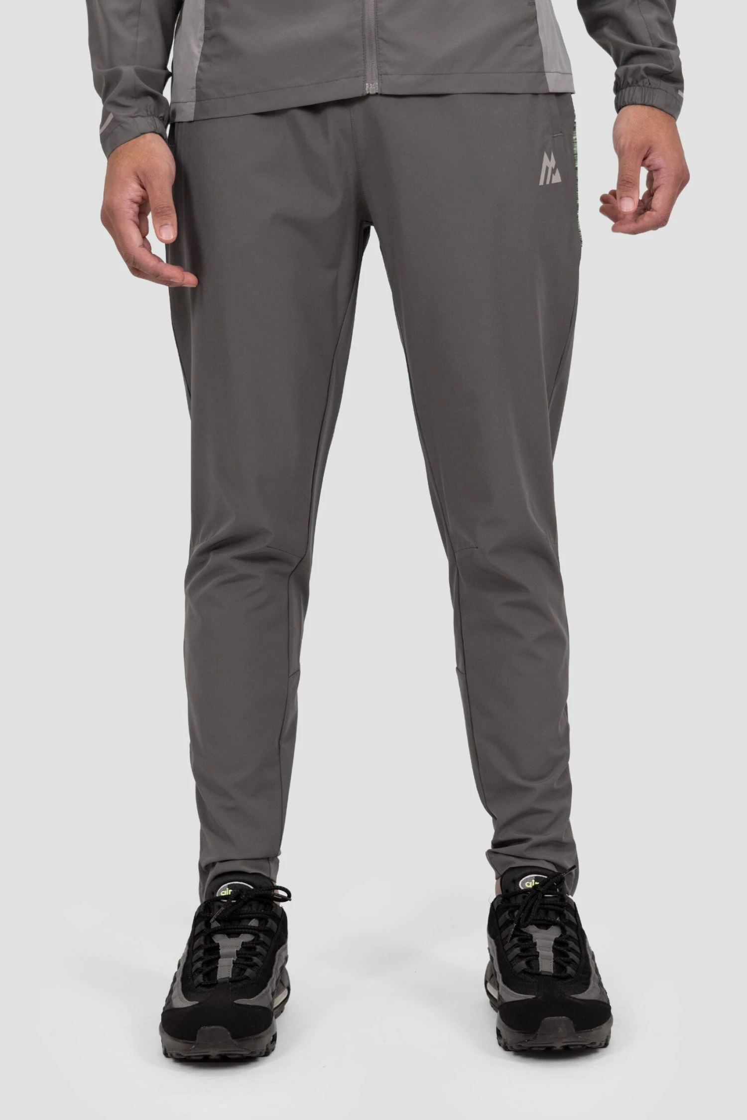 Trail Panel Running Pant - Grey/Green/Black 5 Trail Panel Running Pant - Grey/Green/Black - Image 3