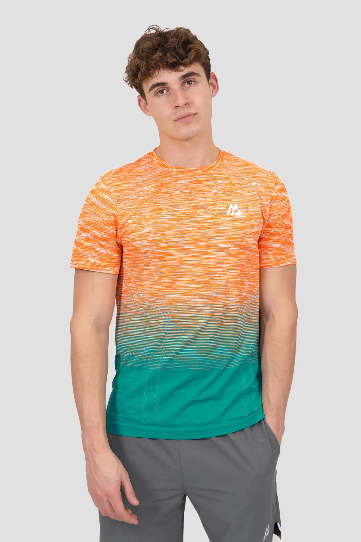 Vector Seamless T-Shirt - Orange/Teal 3 Vector Seamless T-Shirt - Orange/Teal