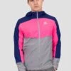 Breeze 2.0 Windbreaker - Marine Blue/Neon Pink/Platinum Grey