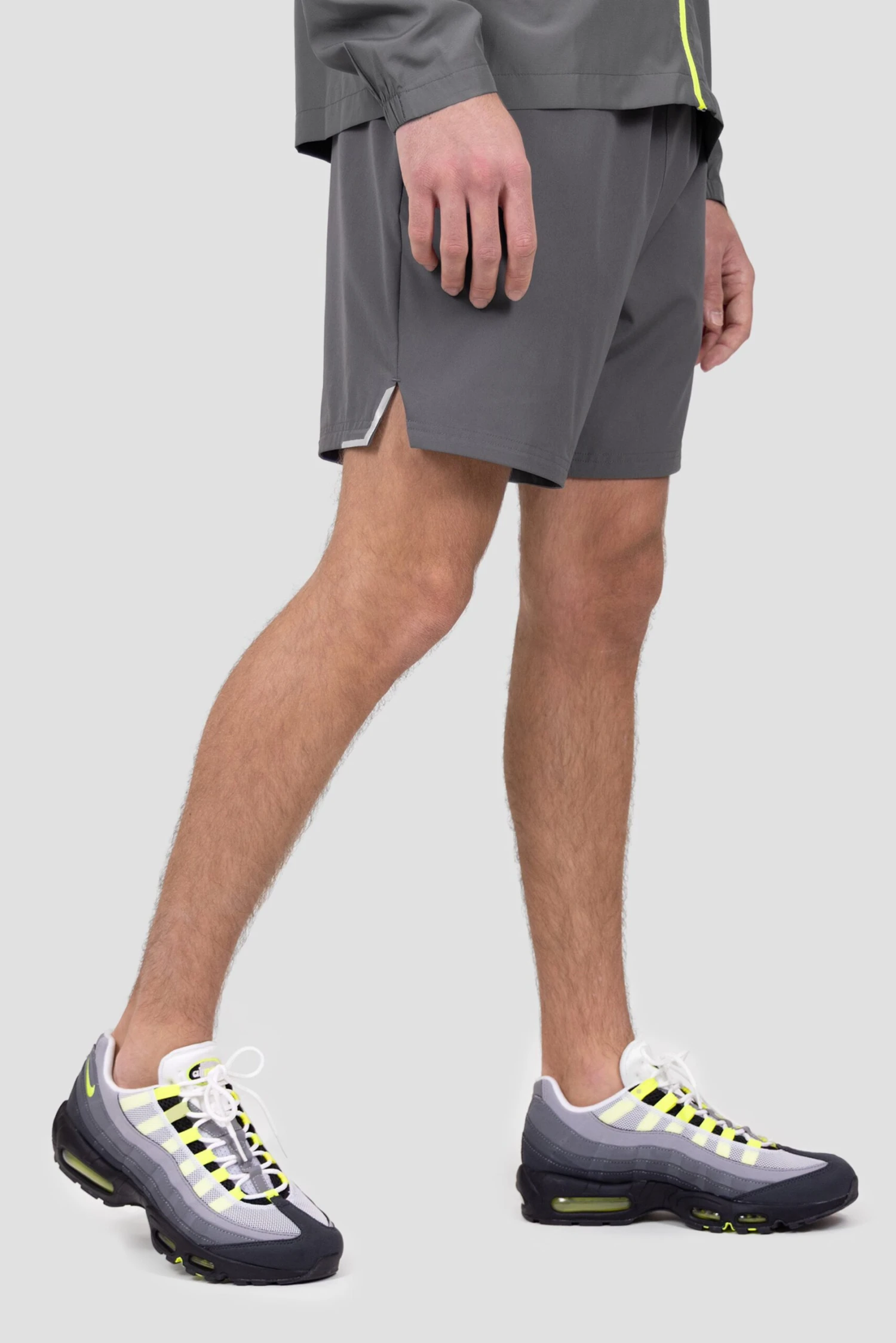 Fly 3.0 Short - Cement Grey/OG Neon 4 Fly 3.0 Short - Cement Grey/OG Neon - Image 2