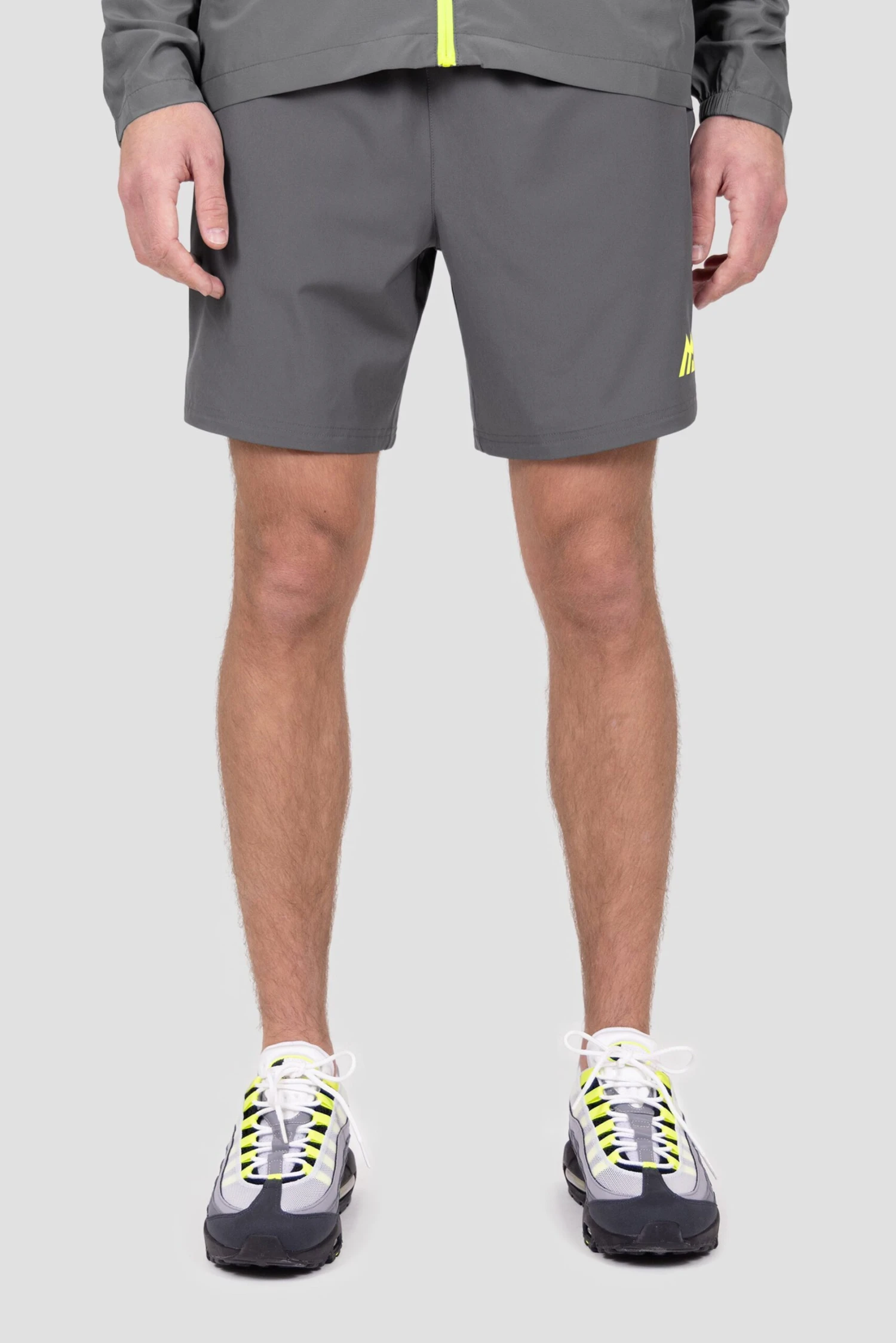 Fly 3.0 Short - Cement Grey/OG Neon 5 Fly 3.0 Short - Cement Grey/OG Neon - Image 3